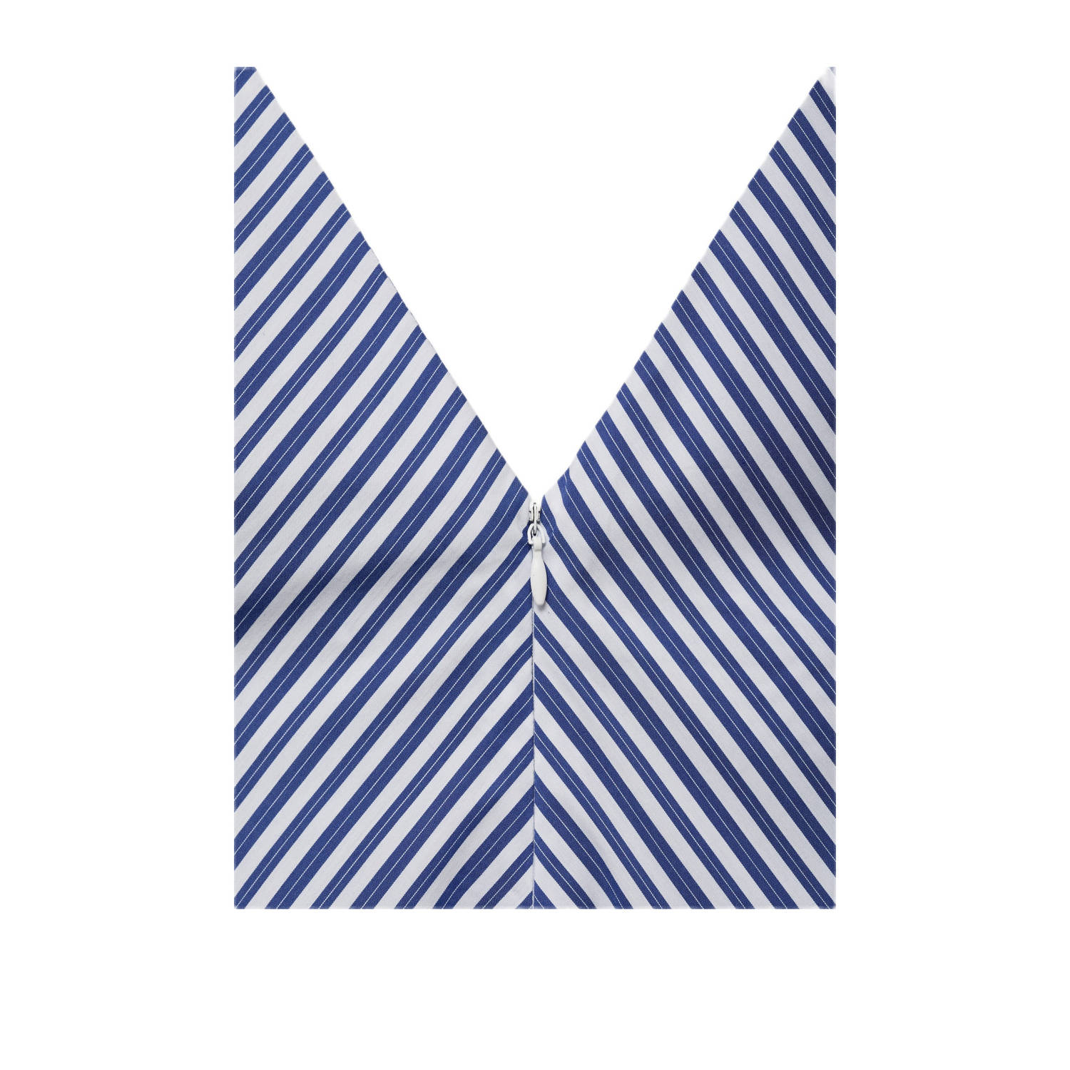 Mango A-lijn jurk blauw