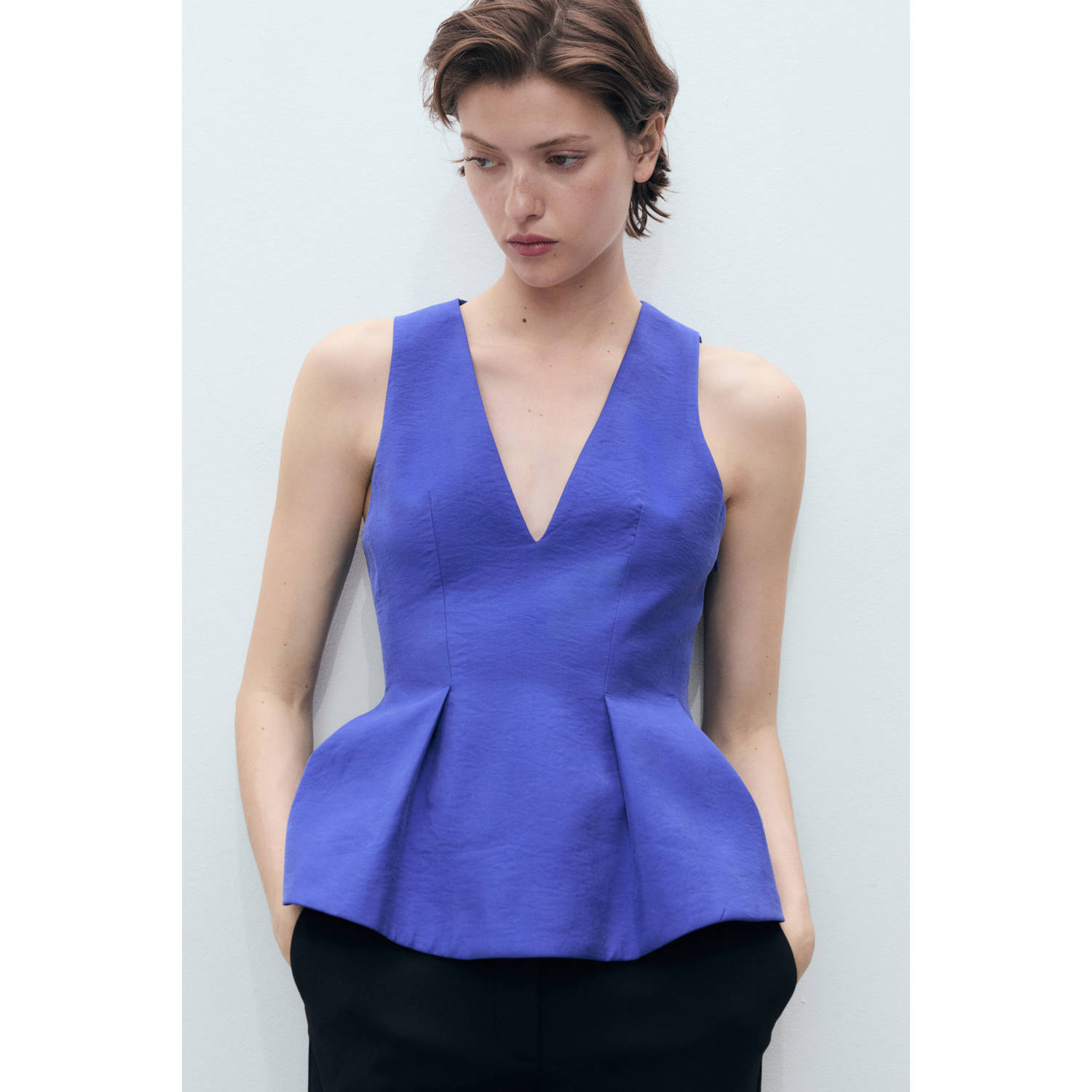 Mango top blauw