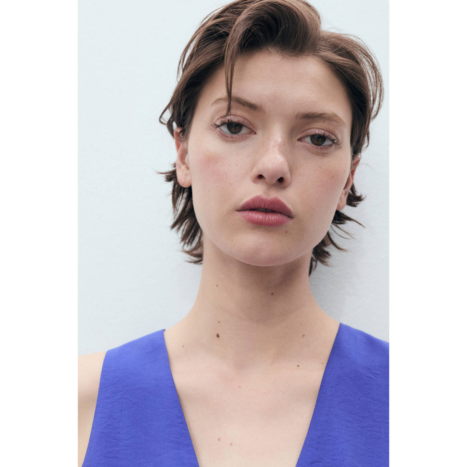 Mango top blauw