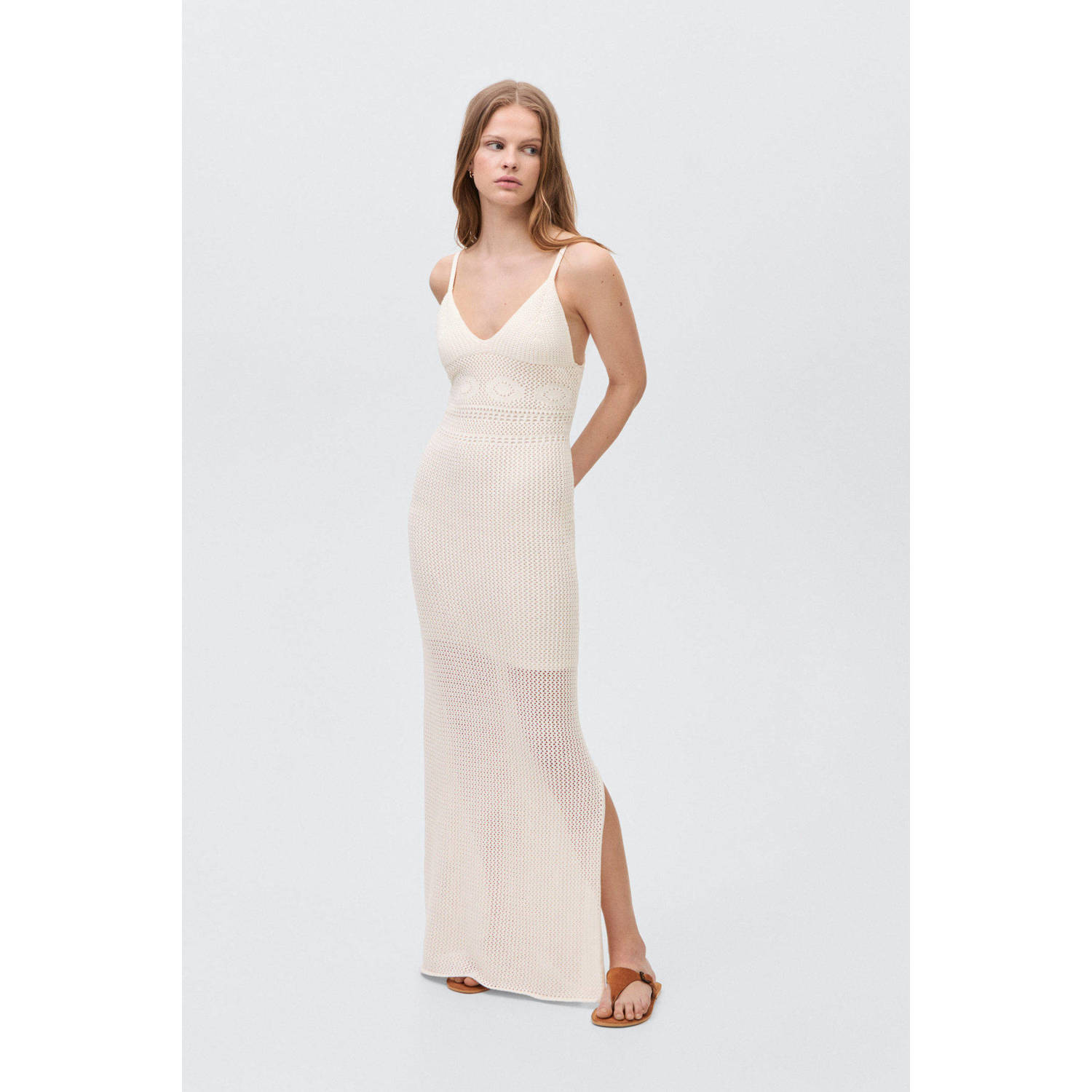MANGO TEEN maxi jurk ajour