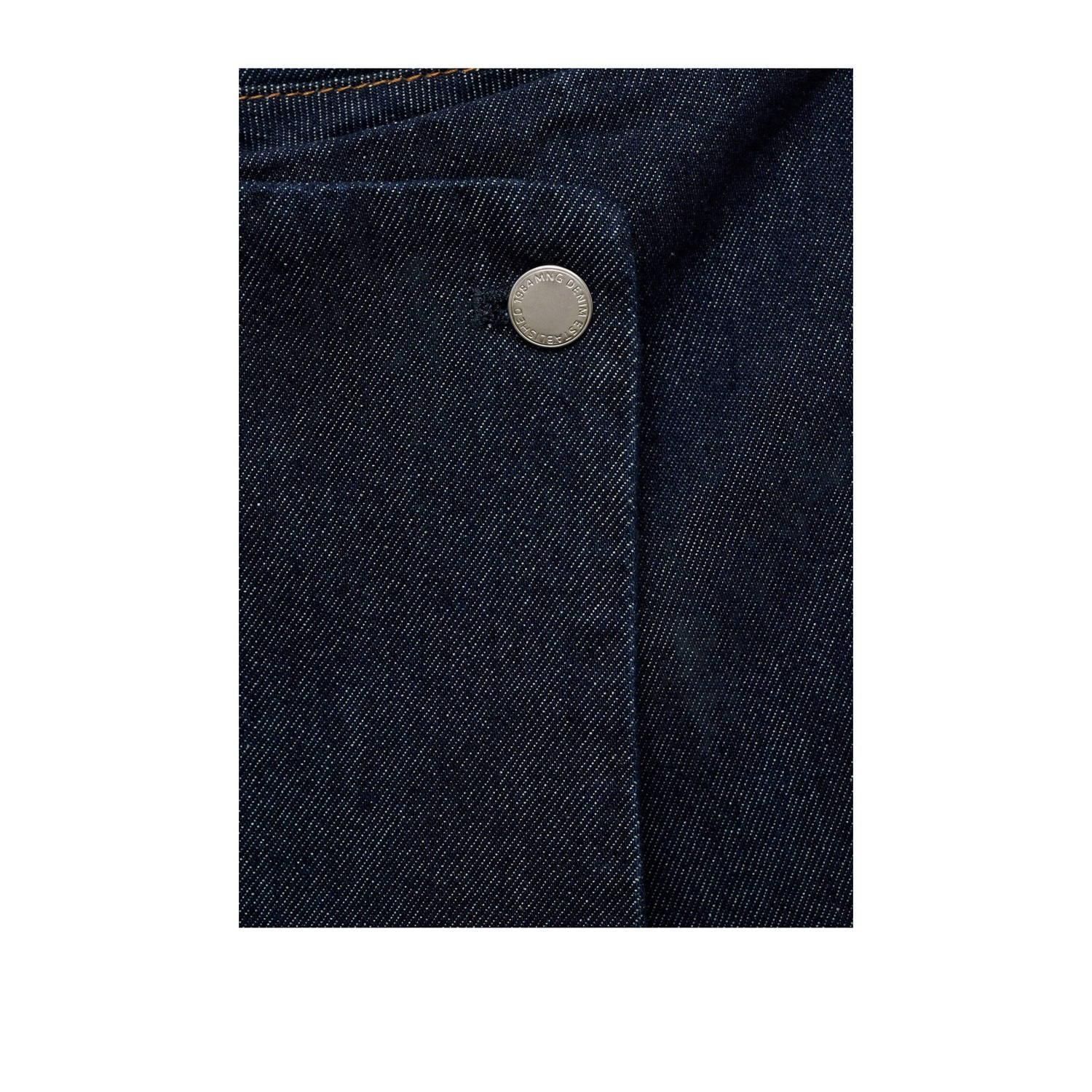 Mango denim skort dark blue denim