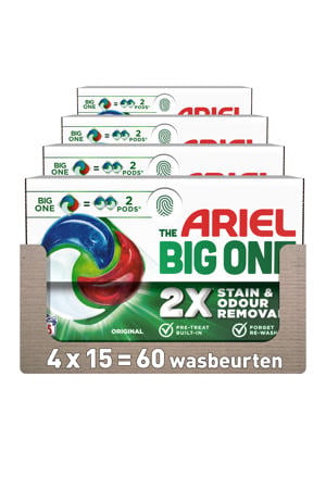 3 in 1 Pods Original - The Big One 4 x 15Ct - 60 wasbeurten