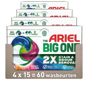 3 in 1 Pods Color - The Big One 4 x 15Ct - 60 wasbeurten