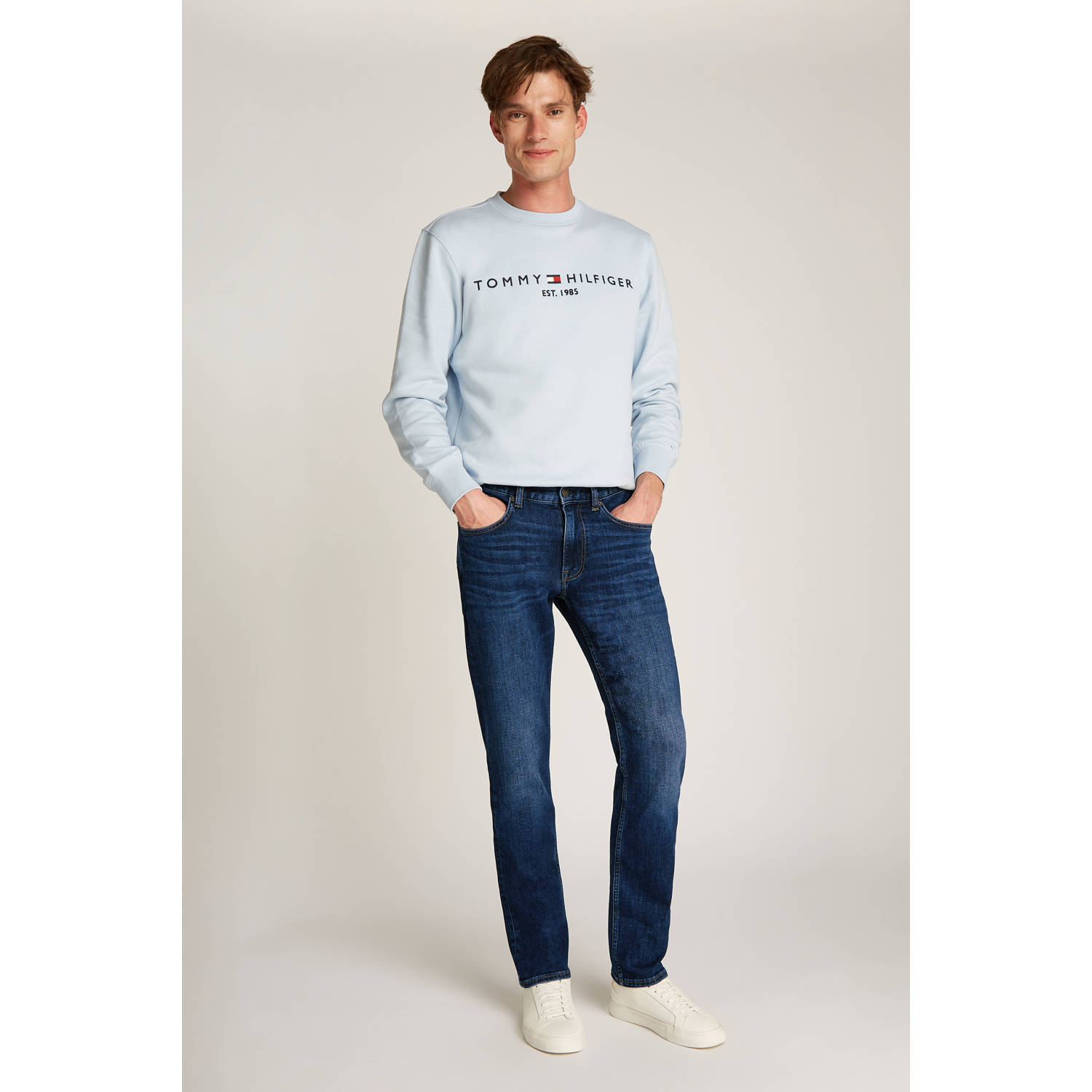 Tommy Hilfiger CORE DENTON slim fit jeans dark blue denim