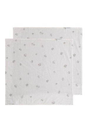 swaddle Tender 65x65 - offwhite/beige/grijs (set van 2)