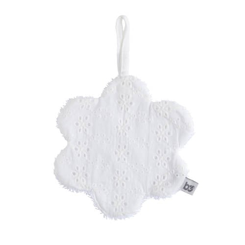 Baby's Only speendoekje Calm met broderie wit afbeelding