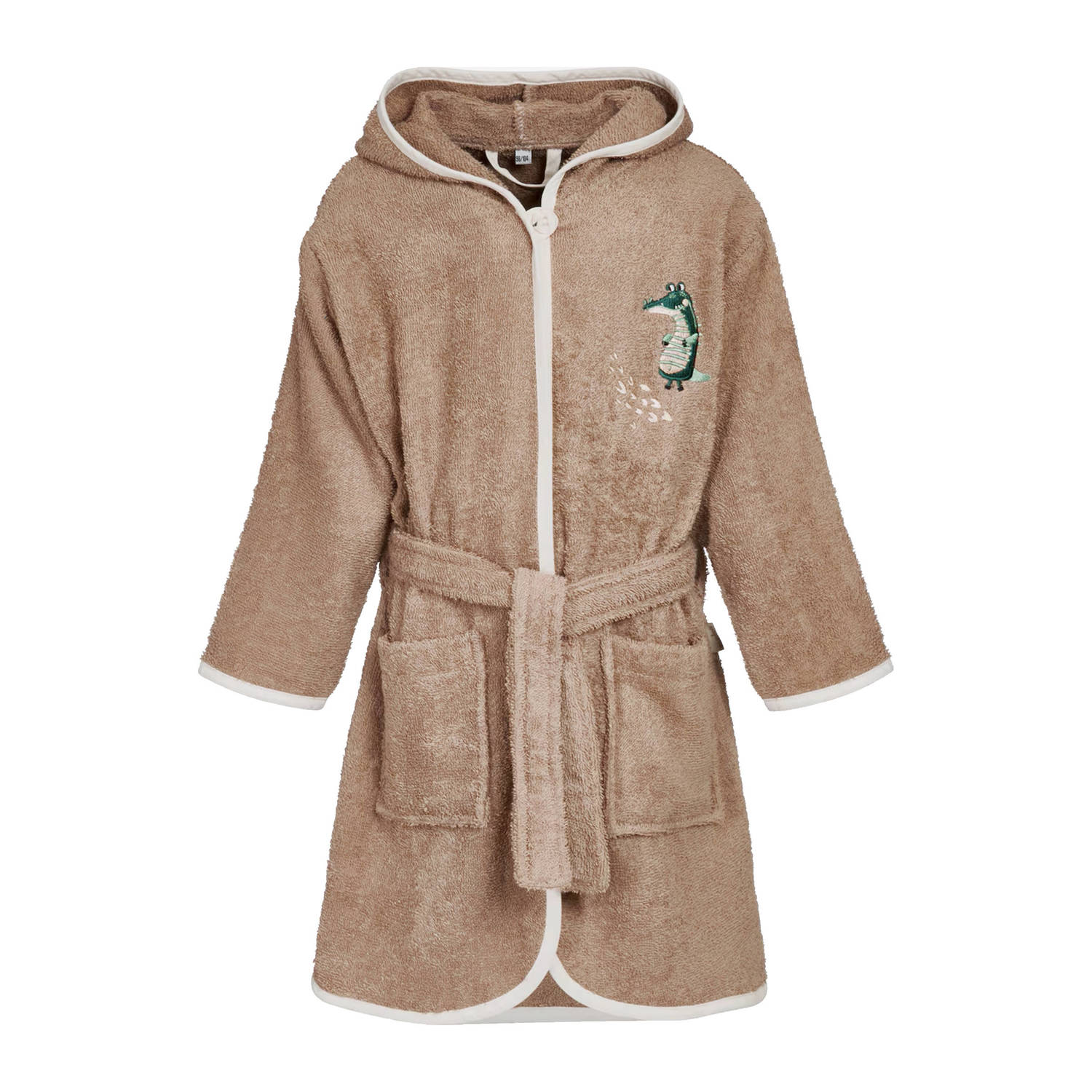 Playshoes badjas Wild Animals lichtbruin