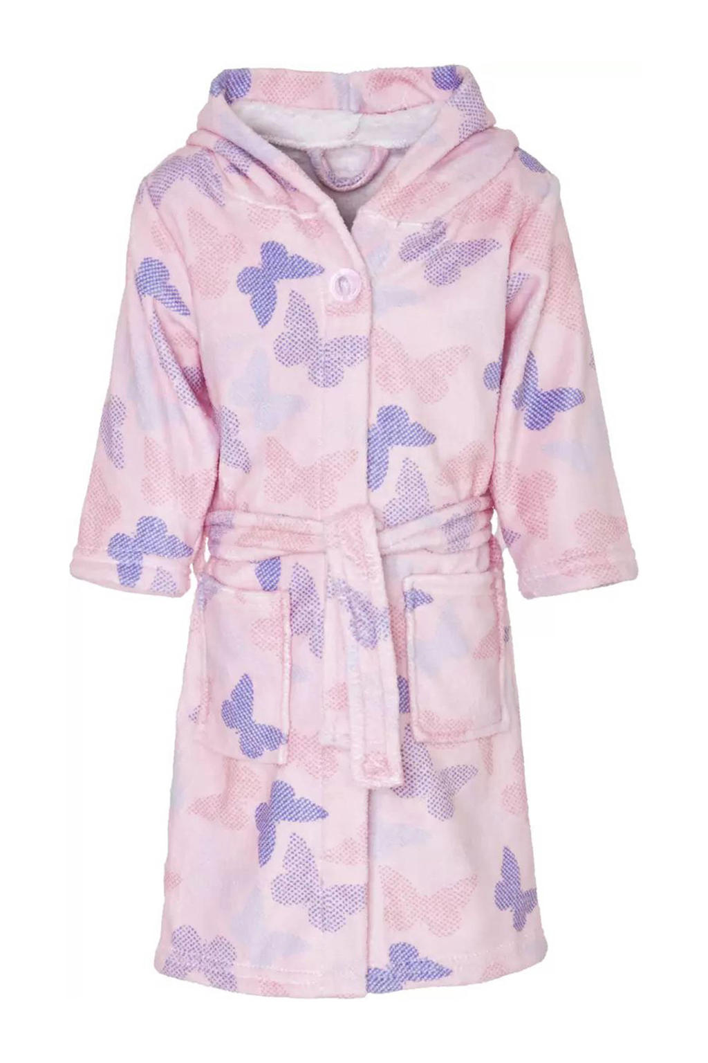 Playshoes badjas Butterfly lichtroze/lila