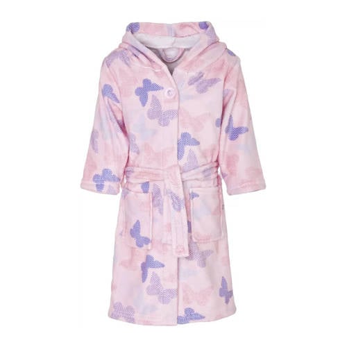 Playshoes badjas Butterfly lichtroze/lila afbeelding