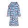 Playshoes badjas Crab lichtblauw/roze