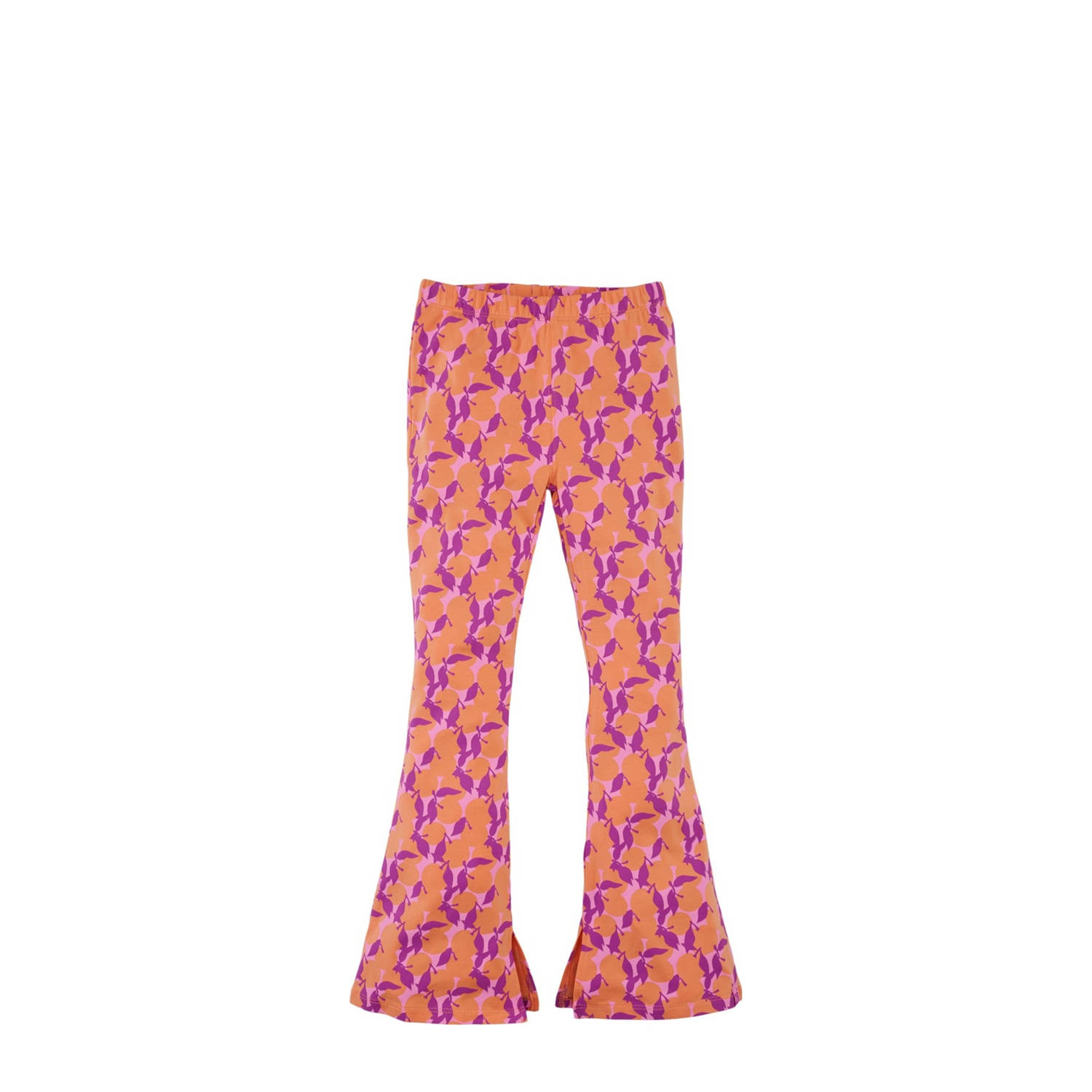Z8 kids flared broek Nerina oranje paars