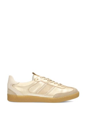 Polaro leren sneakers goud