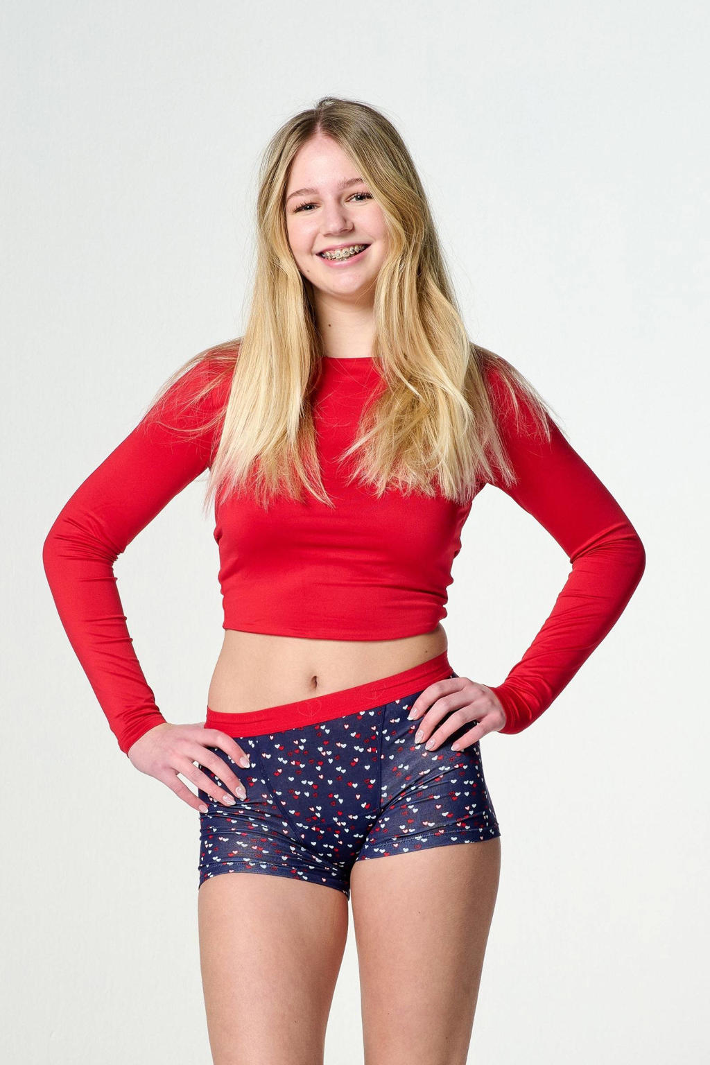 Moodies Undies boyshort menstruatieslip medium/heavy donkerblauw