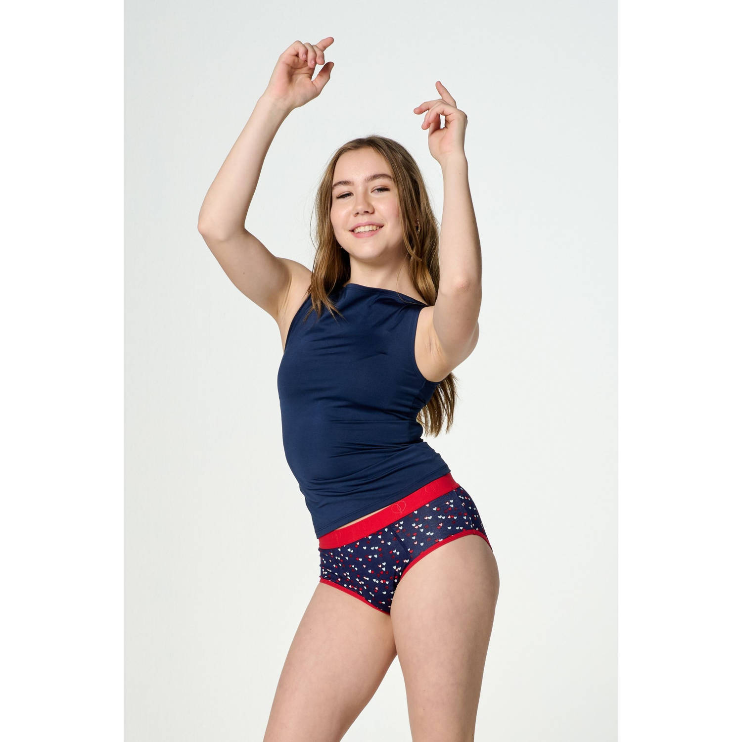 Moodies Undies hipster menstruatieslip heavy donkerblauw
