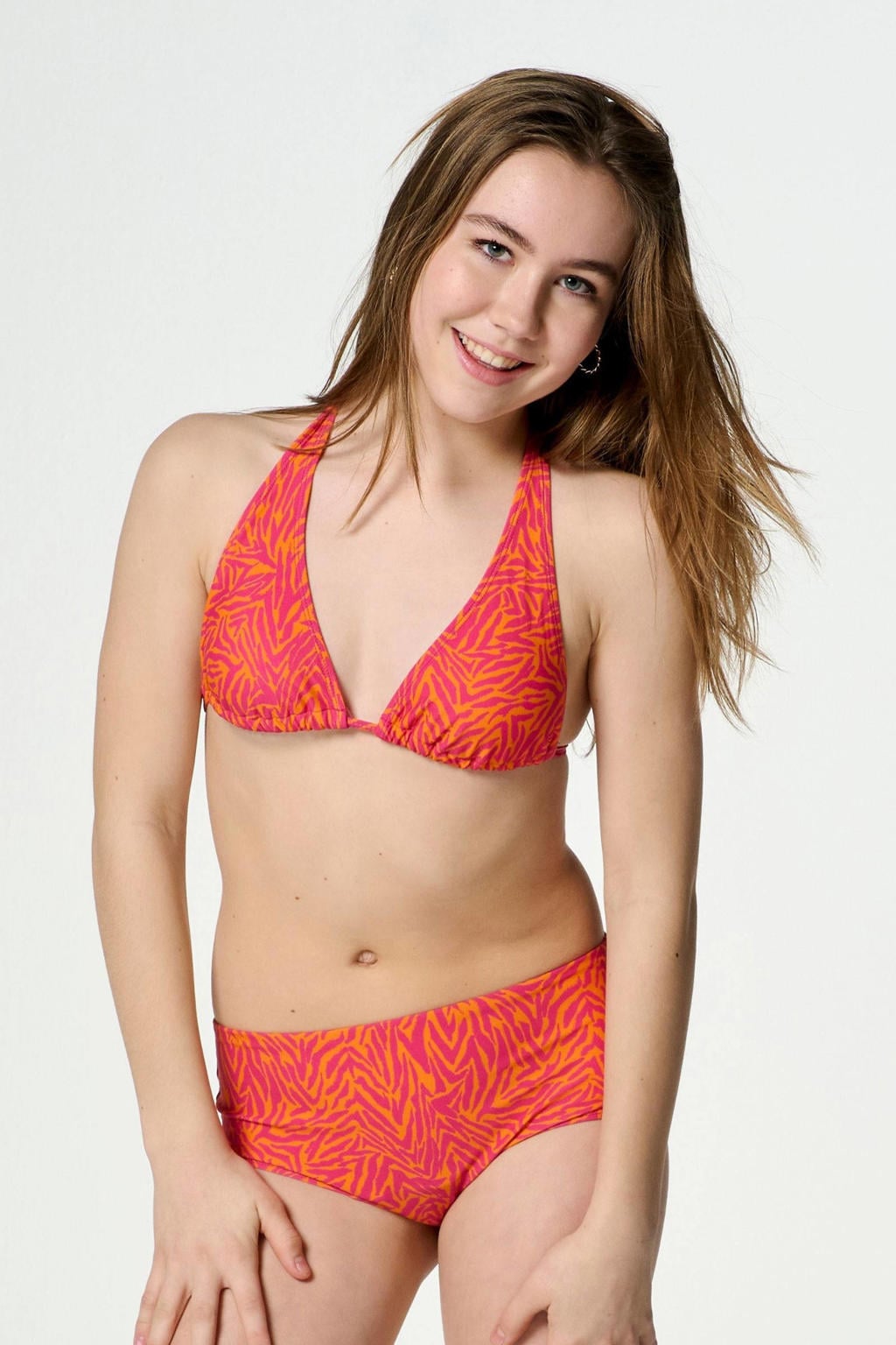 Moodies Undies menstruatie bikini-boxer light/medium oranje