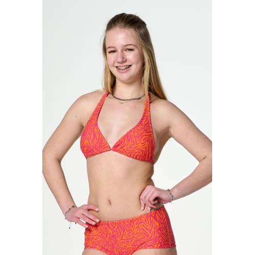 Moodies Undies voorgevormde triangel bikinitop oranje afbeelding