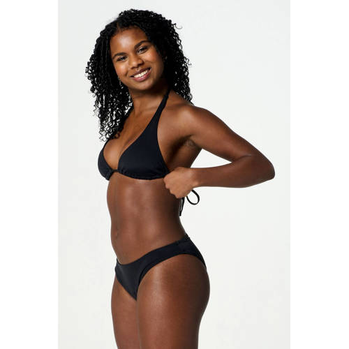Moodies Undies voorgevormde triangel bikinitop zwart afbeelding