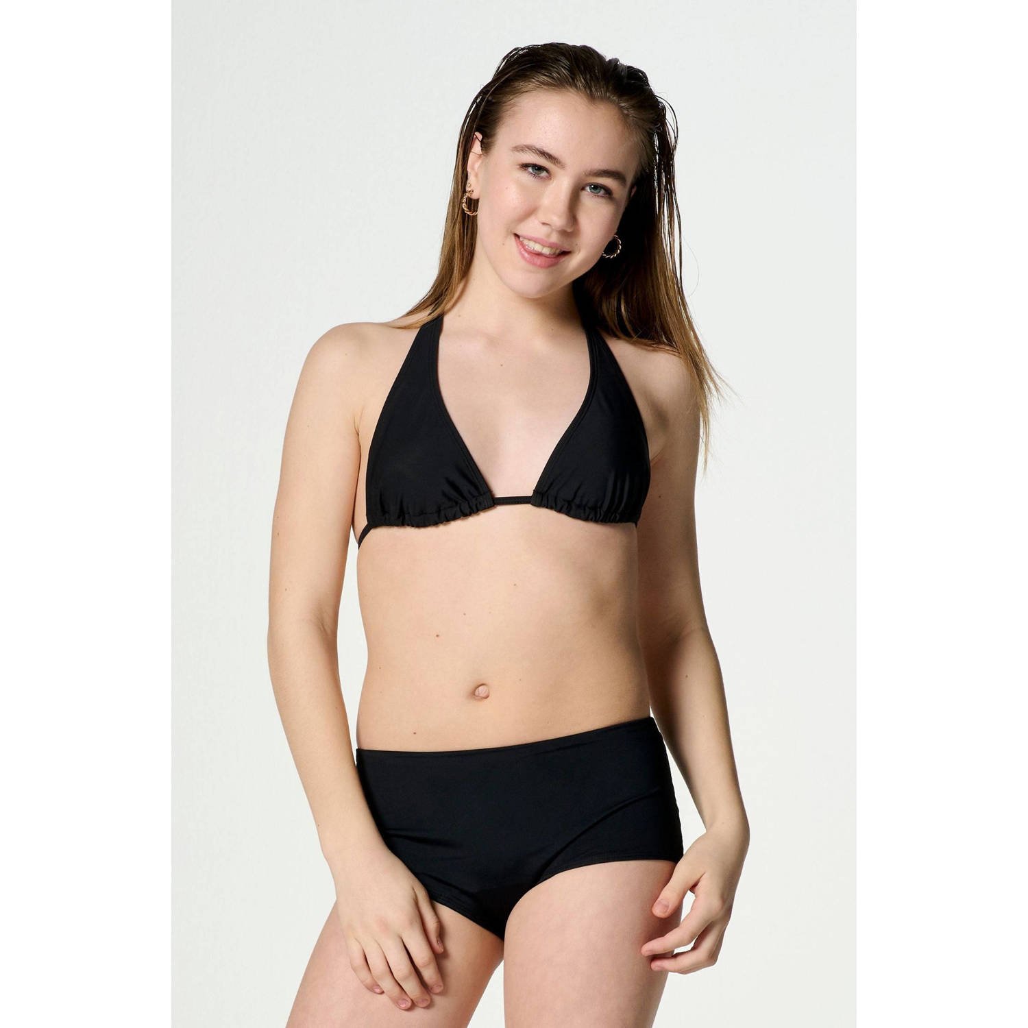 Moodies Undies menstruatie bikini-boxer light medium zwart
