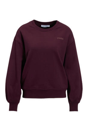 sweater bordeauxrood