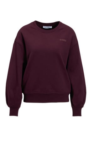 sweater bordeauxrood