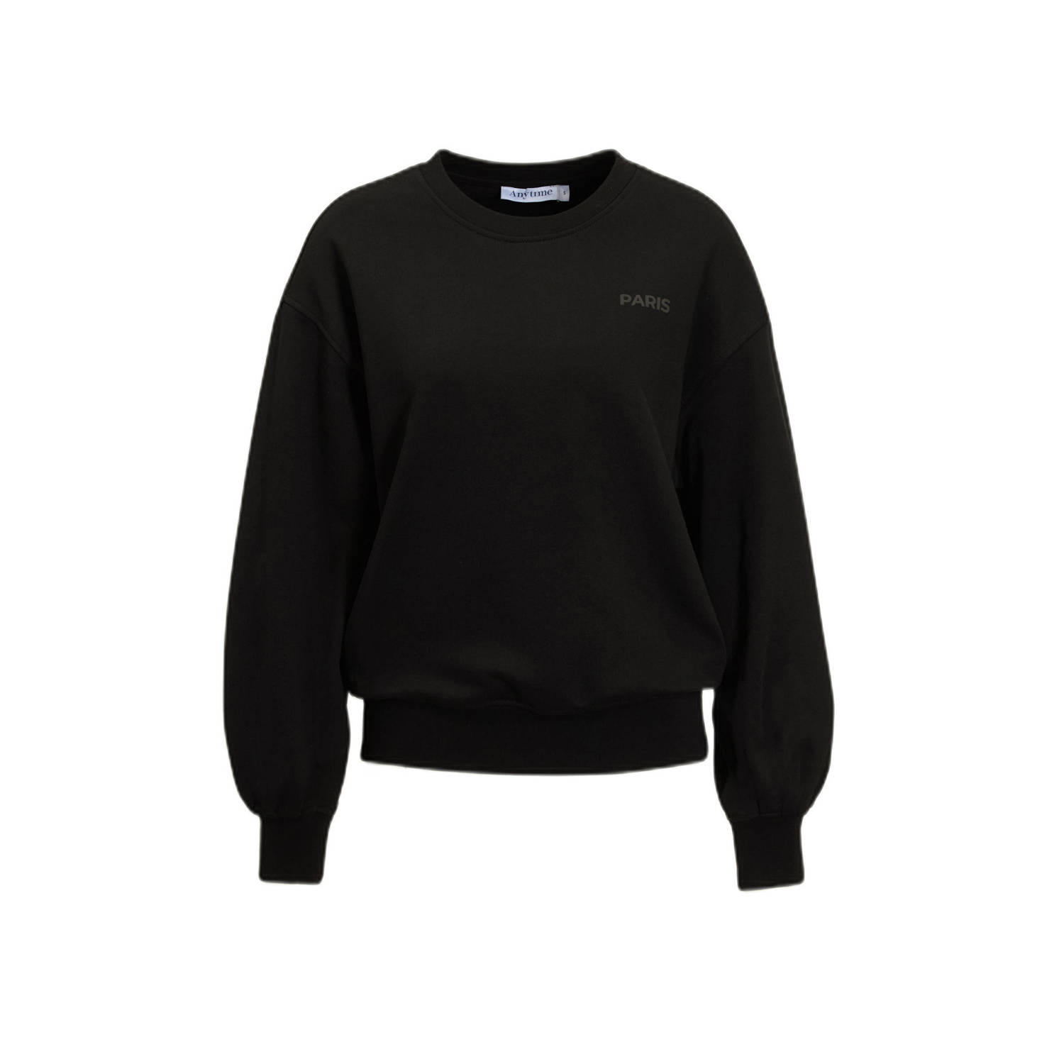 Anytime sweater zwart