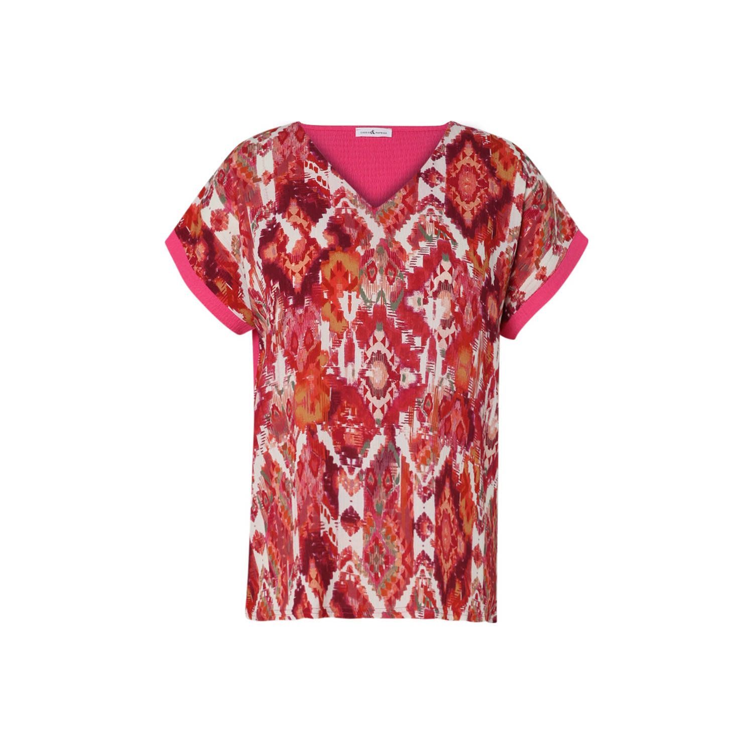 Paprika top fuchsia
