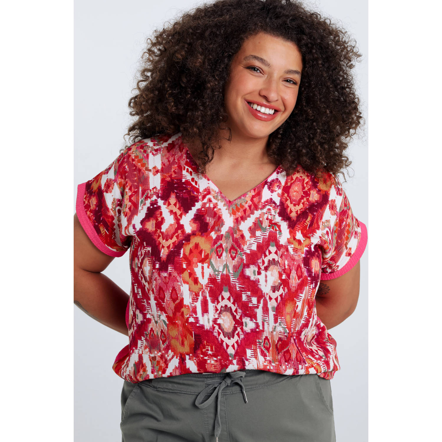 Paprika top fuchsia