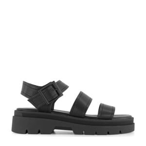 chunky sandalen zwart