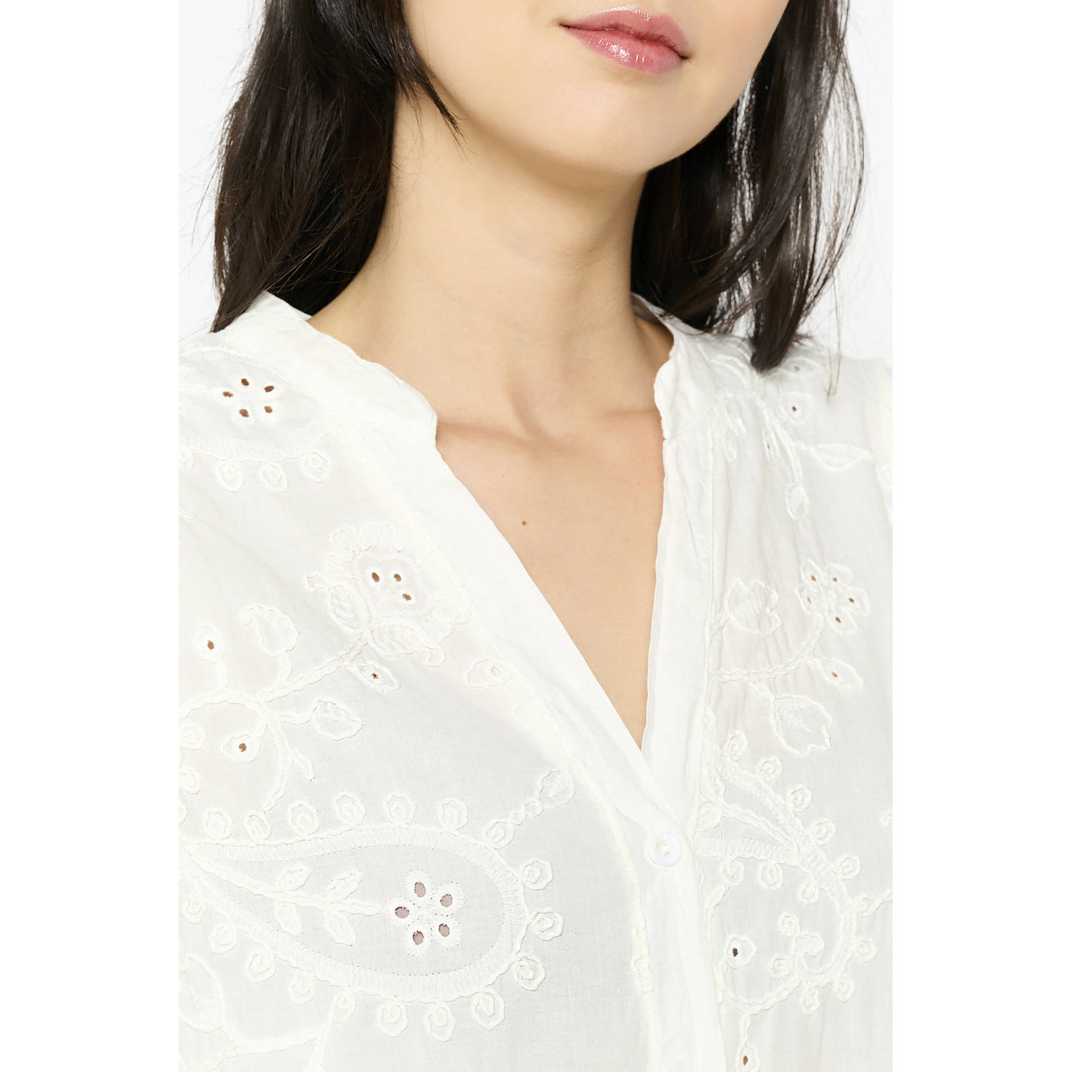LOLALIZA blousejurk broderie ecru