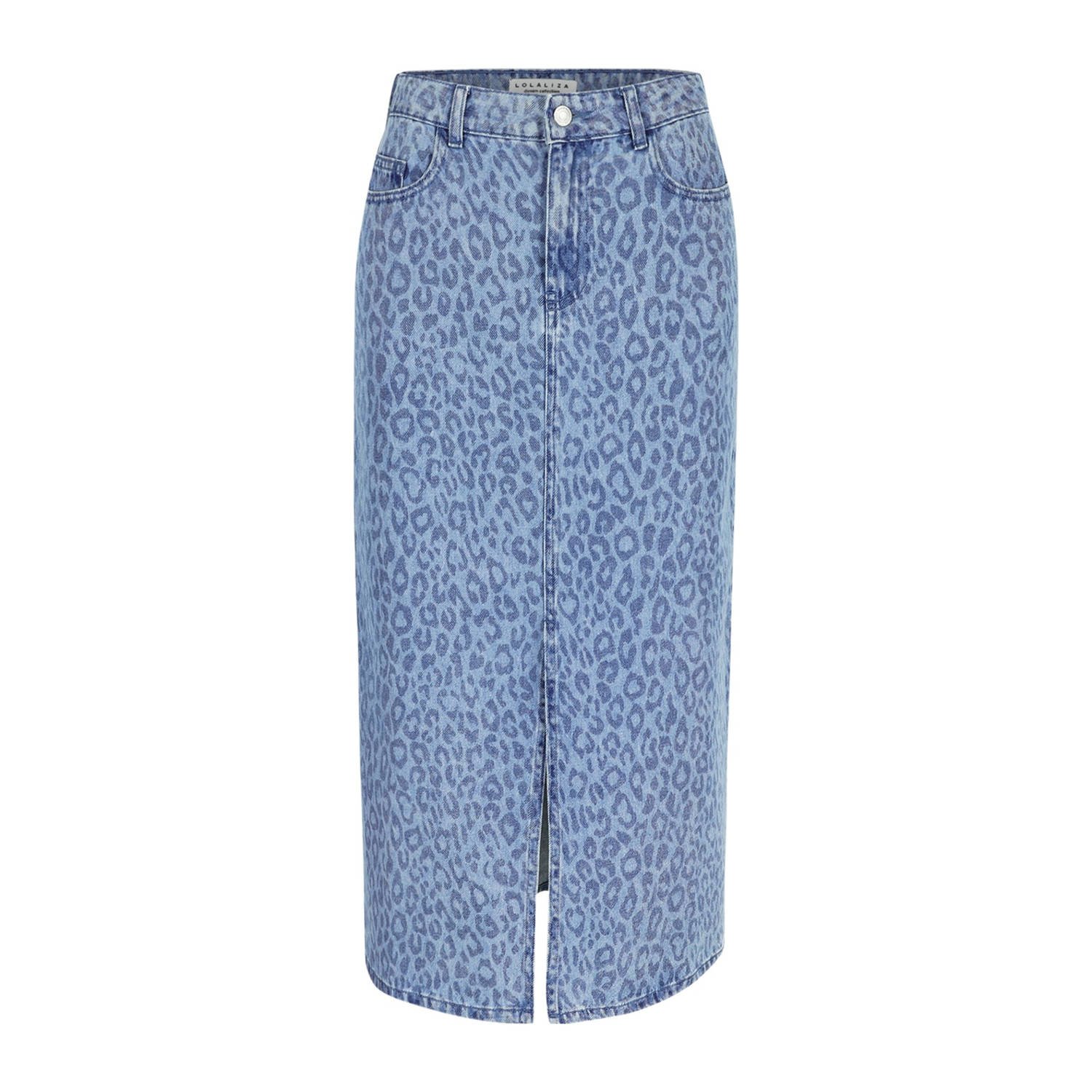 LOLALIZA spijkerrok medium blue denim