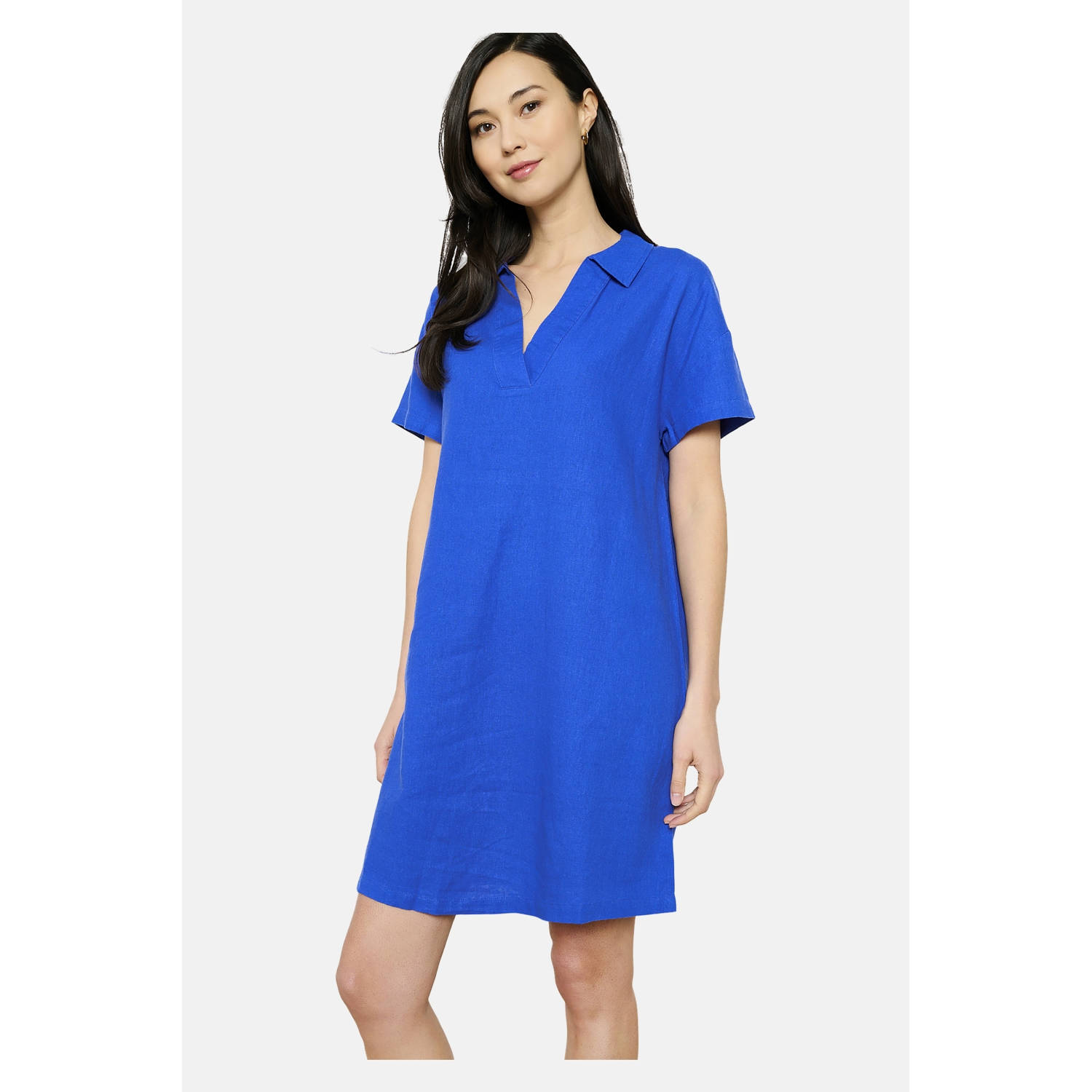 LOLALIZA zomerjurk blauw