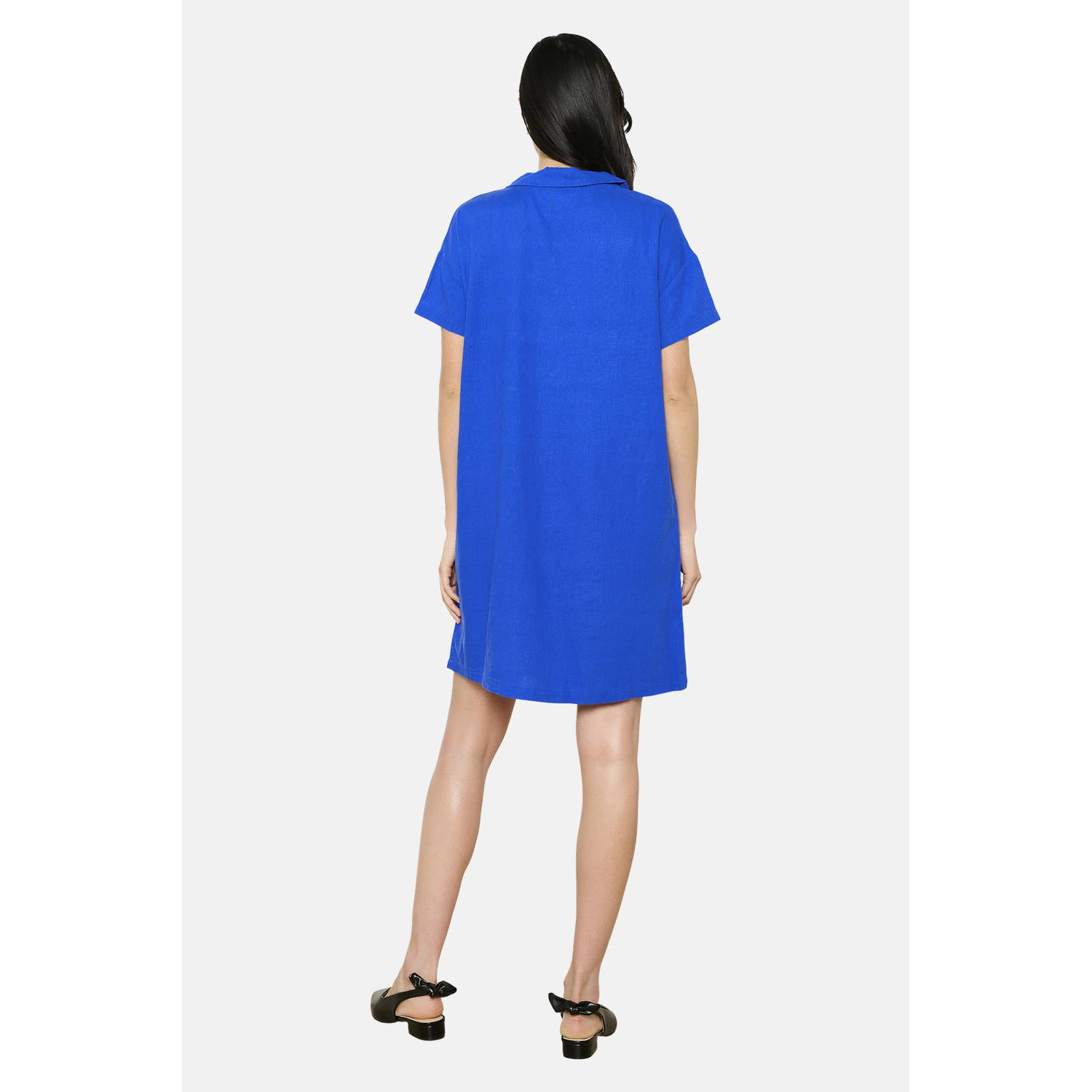 LOLALIZA zomerjurk blauw