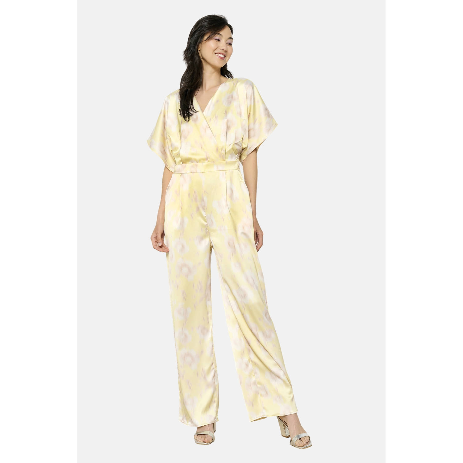 LOLALIZA jumpsuit lichtgeel
