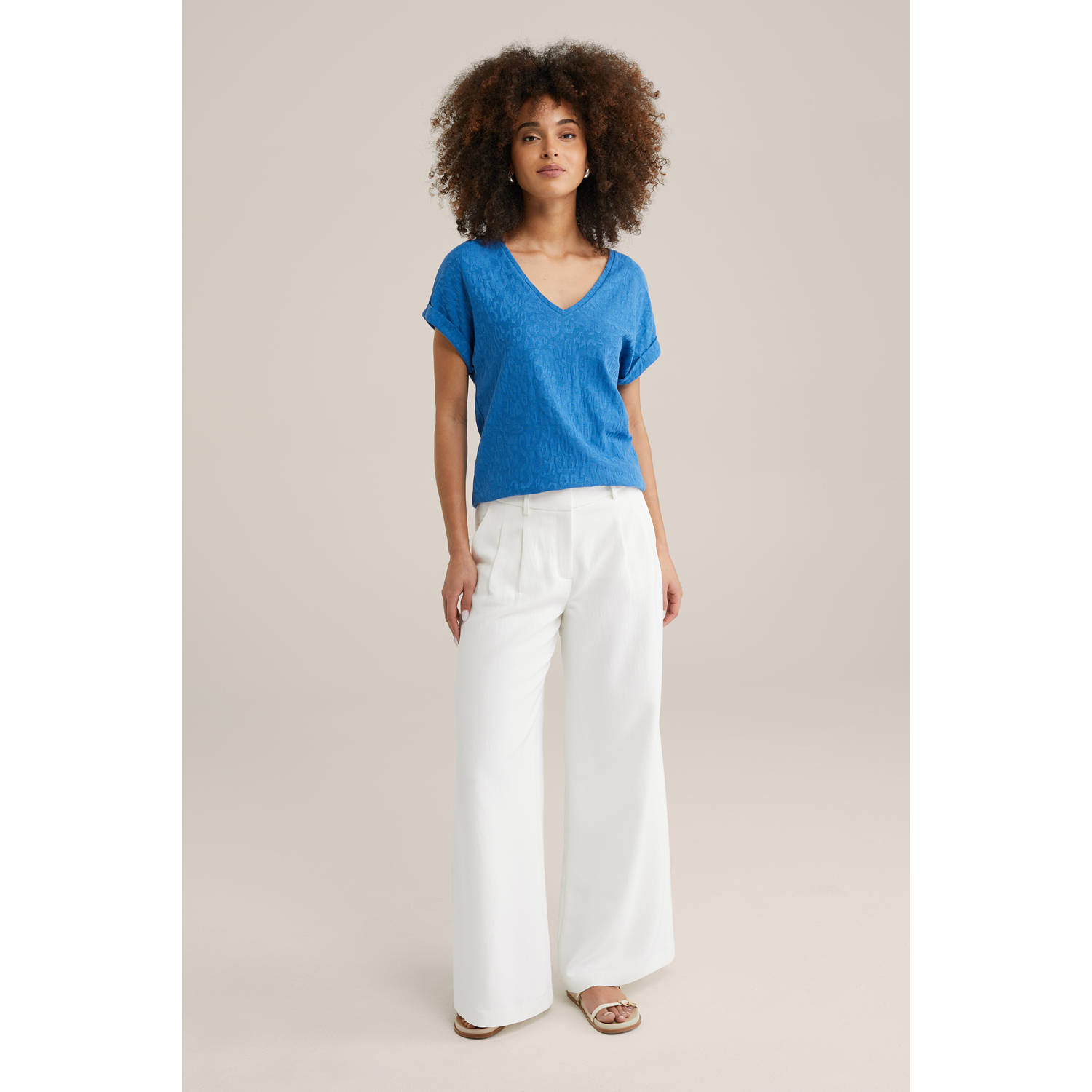 WE Fashion top blauw