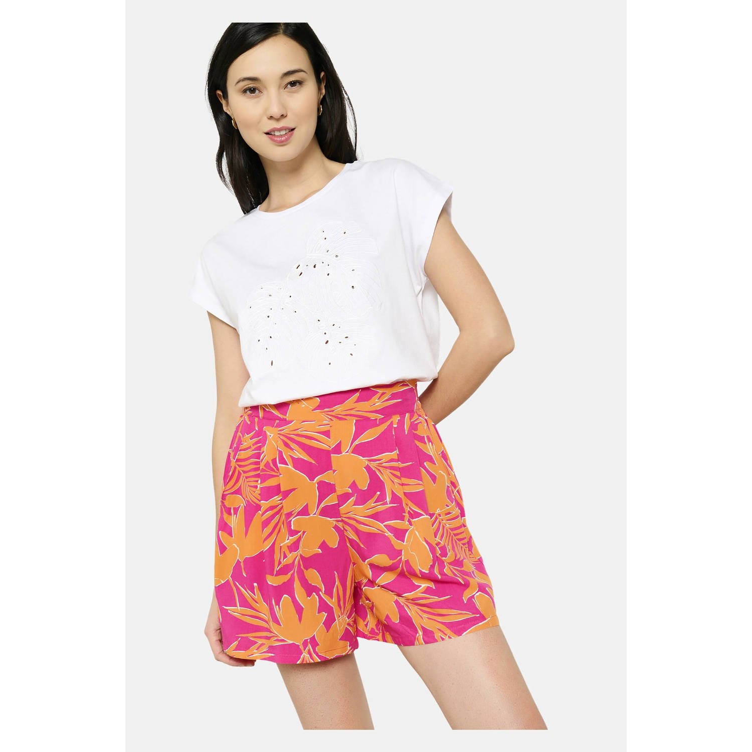 LOLALIZA regular waist casual short roze