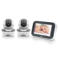 Alecto  DVM200M + DVM200C Babyfoon met camera en 4.3" kleurenscherm +  Extra camera