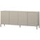 WOOOD New Gravure Dressoir - Grenen - Zwart - 85x200x44