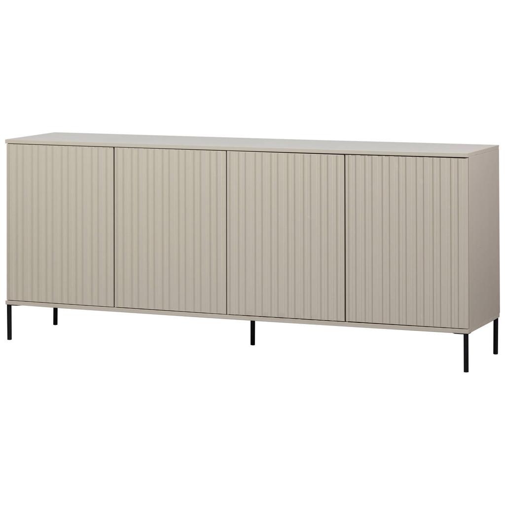 WOOOD WOOOD New Gravure Dressoir - Essen - Espresso - 85x200x44