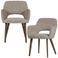 WOOOD WOOOD Murat Eetkamerstoelen Houten Naturel Poot - Naturel - Set van 2