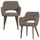 WOOOD WOOOD Murat Eetkamerstoelen Houten Naturel Poot - Naturel - Set van 2