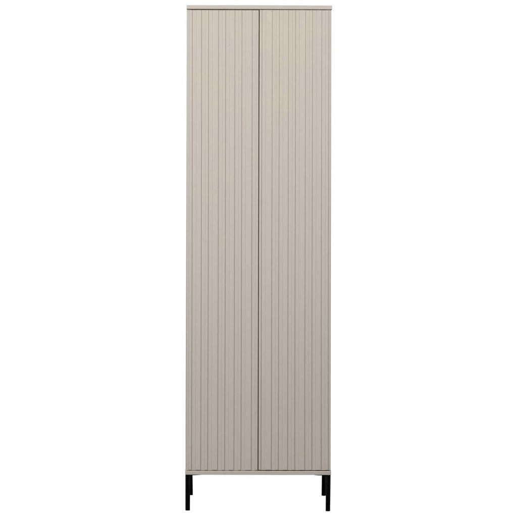 WOOOD WOOOD New Gravure Hoge Kast - Essen - Espresso - 210x60x42