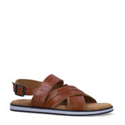 thumbnail: No Stress   leren sandalen cognac
