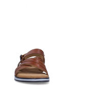 thumbnail: No Stress   leren sandalen cognac