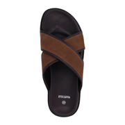 thumbnail: Manfield suède slippers bruin