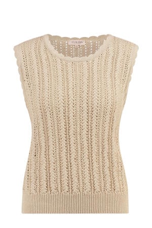 spencer beige crochet