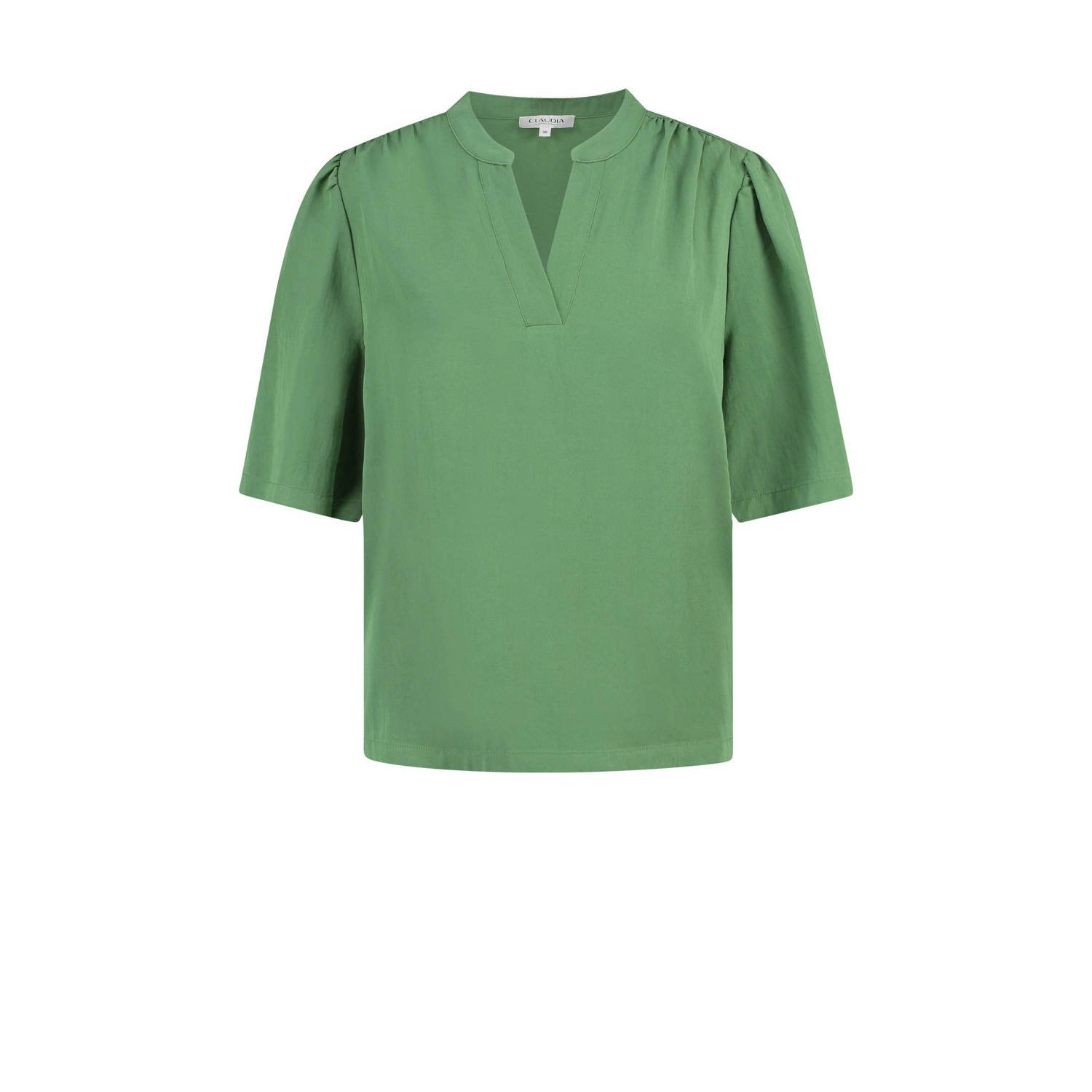 Claudia Sträter blousetop groen