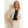 Claudia Sträter gebreid vest beige crochet