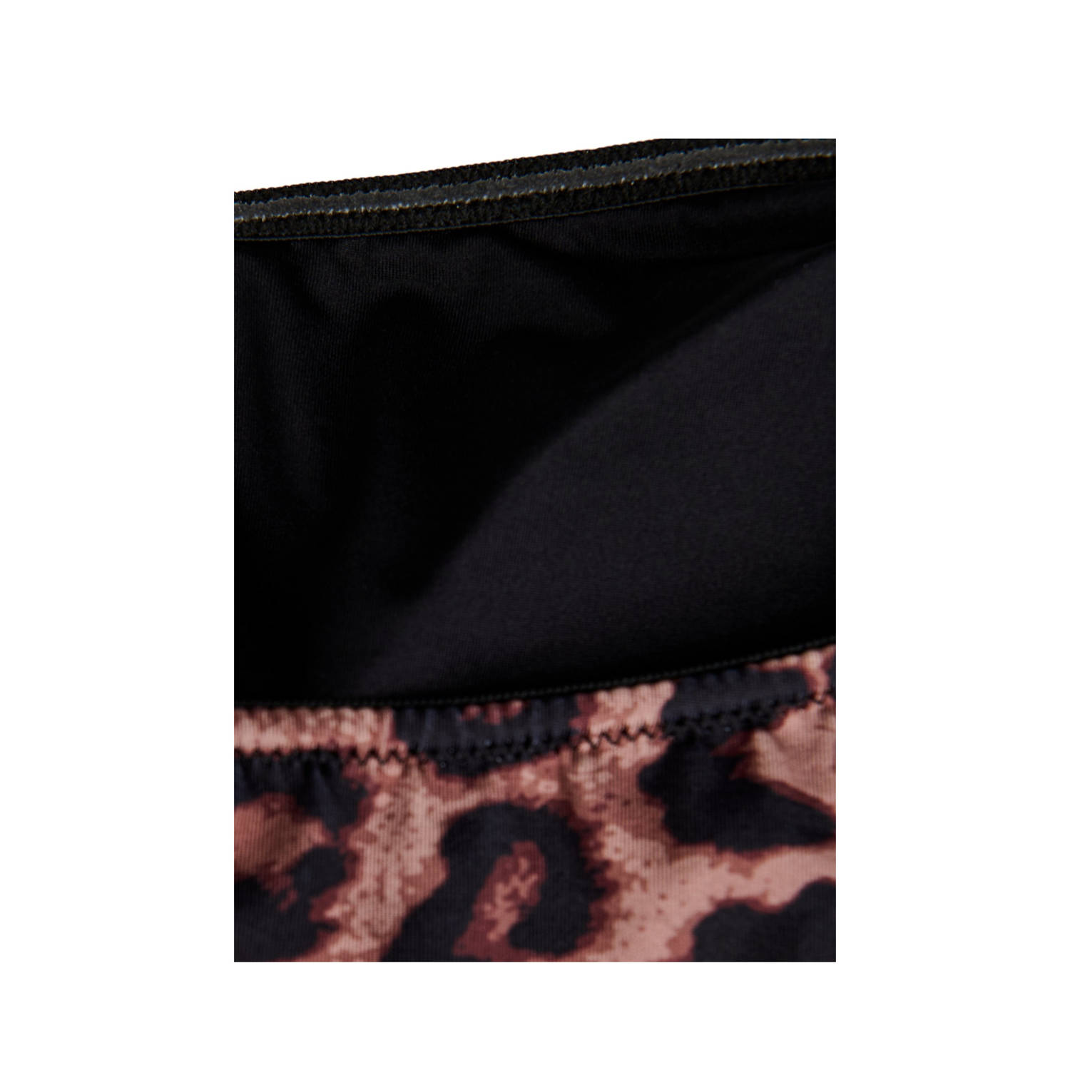 Zizzi voorgevormde strapless bandeau bikinitop CAANNE bruin