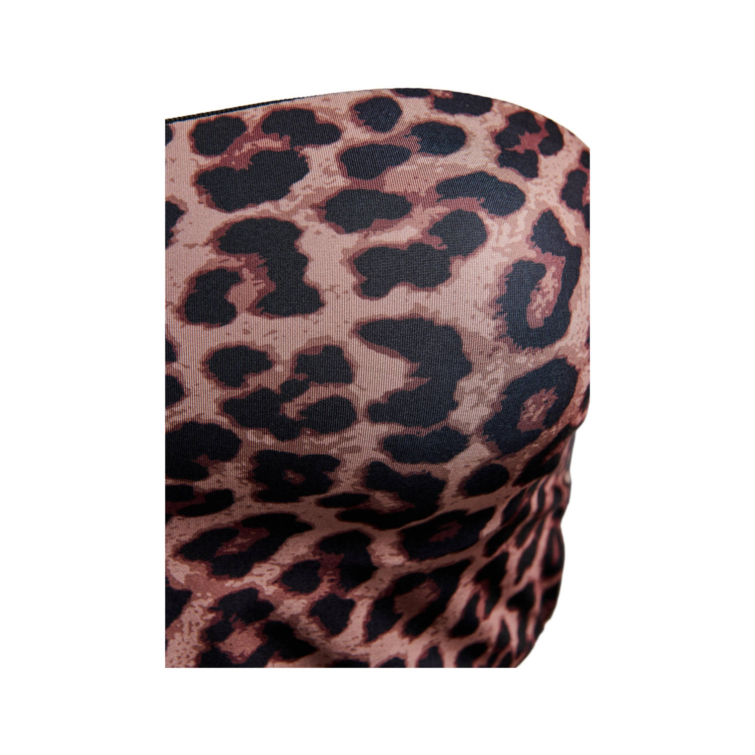 Zizzi voorgevormde strapless bandeau bikinitop CAANNE bruin