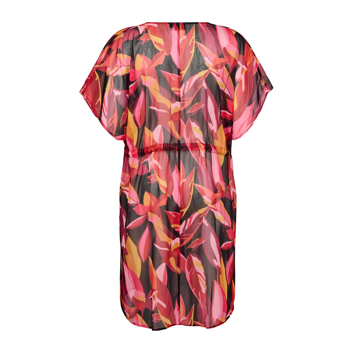 Zizzi strandtuniek SHUSI rood zwart roze